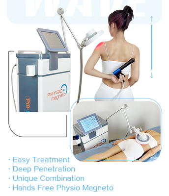 ESWT Shockwave Combine EMTT Magneto Fisioterapia Macchina con sistema di raffreddamento ad acqua