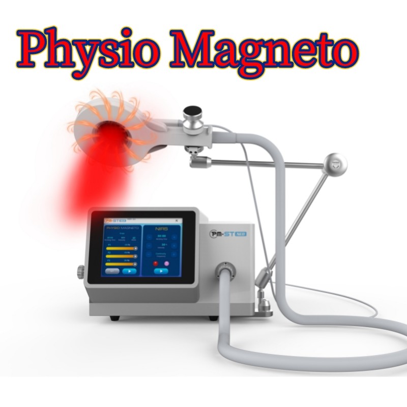 PMST Shockwave Physio Magneto EMTT Massage Therapy Machine Sollievo dal dolore alla schiena con modalità ST e MT