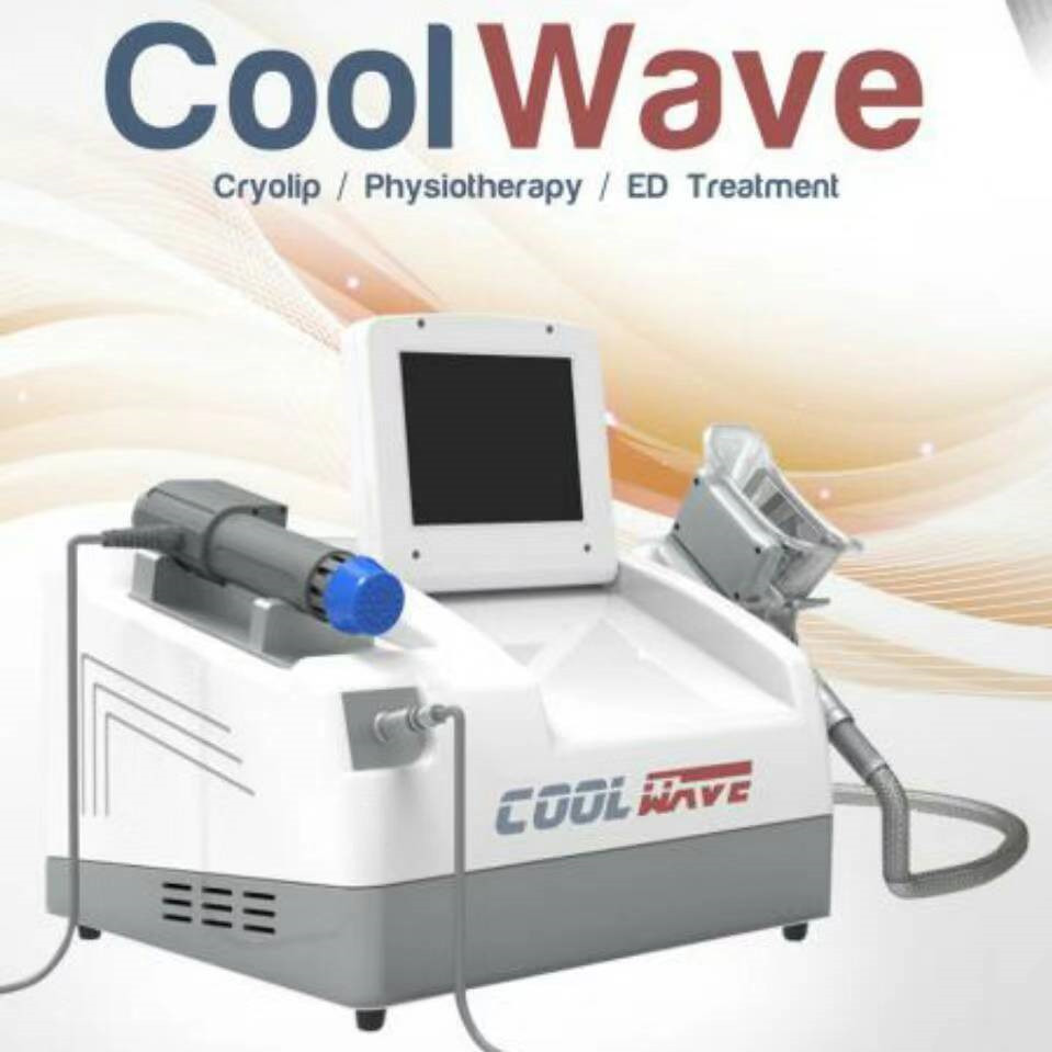 2 in 1 modellatura grassa del corpo del massaggiatore della macchina di congelamento di Cryolipolysis di terapia fresca di Wave