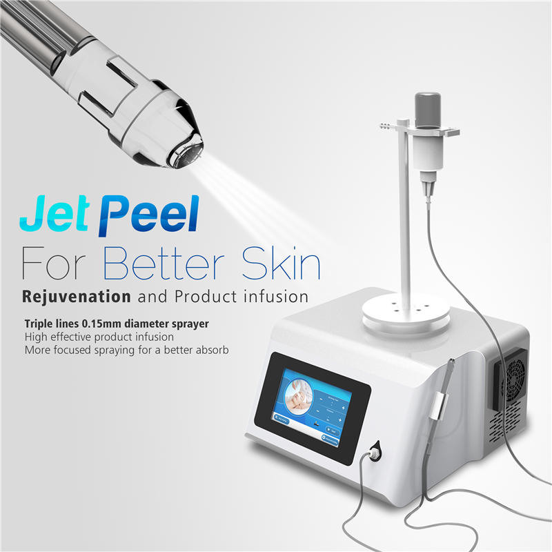 Linea tripla 0.15mm del dispositivo di bellezza della macchina di Jet Peel della stazione termale della pelle per meglio assorbire