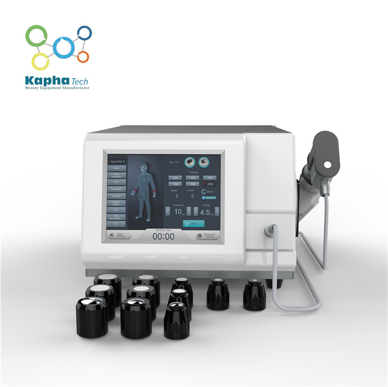 attrezzatura di terapia di dolore 1-21Hz, dispositivi di terapia fisica con il touch screen a 8 pollici
